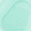 3 Pack Silicone Makeup Cleaning Brush Washing Pad Portable Foldable Makeup Brush Cleaning Bowl Organizer Travel(Green) view 4