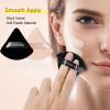 BLAAROOM 6 Pieces Powder Puff Face Makeup Velour Soft Triangle Powder Puffs - for Loose Powder Mineral Powder Body Powder Wet Dry Cosmetic Foundation Sponge Makeup Tool - Black & Nude view 4