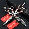 Hair Cutting Scissors, 6inch Professional Japan 440c Steel Upscale High Hardness Salon Styling Scissors Hairdresser Hairdressing Scissors Tool Set (Color : Sunflower set) view 3