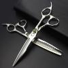Hair Cutting Scissors, 6inch Professional Japan 440c Steel Upscale High Hardness Salon Styling Scissors Hairdresser Hairdressing Scissors Tool Set (Color : Sunflower set) view 4