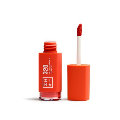 3Ina The Longwear Lipstick - 320 Orange Lipstick Women 0.2 oz