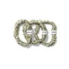CROWN AFFAIR - The Scrunchie No. 001 - A 3-Pack of Small, 100% Silk Scrunchies for Everyday Protectionand Fun view 1