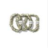 CROWN AFFAIR - The Scrunchie No. 001 - A 3-Pack of Small, 100% Silk Scrunchies for Everyday Protectionand Fun view 2