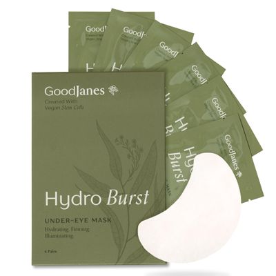GOODJANES Hydro Burst Under Eye Patches - Puffy Eyes and Dark Circles Treatment | Hydrating, Antioxidant & Revitalizing Eye Patches for Wrinkles, Fine Line Reduction & Eye Bags (6 Pairs)