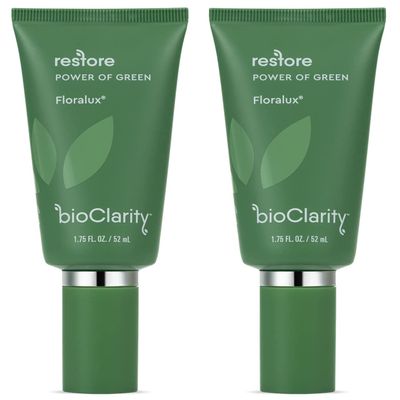 BioClarity Restore, Gel-Based Serum | 100% Vegan, Clean Ingredients | Contains Floralux Naturally made from Chlorophyll | 1.75 Fl Oz - 2 Pack