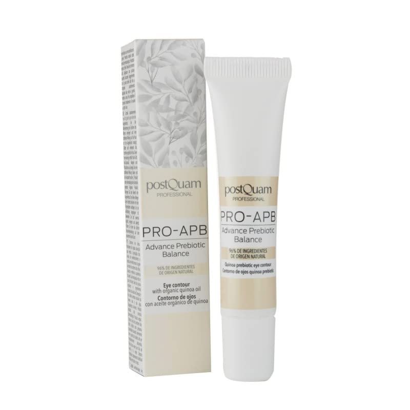 POSTQUAM PREBIOTIC Eye Contour 15ml - Reduces The Signs Of Aging - Tensor Effect On The Skin Around The Eyes