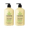 Hempz Body Lotion - Sweet Pineapple & Honey Melon Daily Moisturizing Cream, Shea Butter, Aloe, Orange Extract Body Moisturizer - Skin Care Products, Hemp Seed Oil - 17 fl oz, 2-Pack Bundle view 1