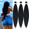 1B Black Braiding Hair Pre Stretched 26 inch Prestretched Braiding Hair Black Box Braids Synthetic Hair for Braiding Pre Sectioned Hypoallergenic Braiding Hair Extensions (3 Packs) view 1
