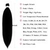 1B Black Braiding Hair Pre Stretched 26 inch Prestretched Braiding Hair Black Box Braids Synthetic Hair for Braiding Pre Sectioned Hypoallergenic Braiding Hair Extensions (3 Packs) view 2