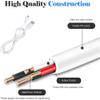 Digipartspower 3.3ft White Micro USB Charging Cable Cord for SweetLF SWS7105 Waterproof Electric Shaver view 2