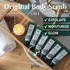 PLU Korean Original Walnut Body Scrub Polish - Berry Mix - Exfoliating, Hydrating & Smoothing for Radiant Skin Texture - Sweet Raspberry & Acai Berry Scent, 6,76 oz. view 2