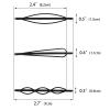 36 Pieces 2.7Inch Black Bobby Pins for Women, Black Metal Hair Clips for Girls Hair Pins view 4