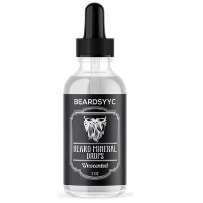 BEARDSYYC Beard Mineral Drops for Men, Unscented, Beard Moustache Conditioner (2 oz.)