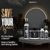 BEARDSYYC Beard Grooming Kit for Men, All-in-ones Beard Gift Set- Beard Lotion, Beard Mineral Drops, Beard Oil & Beard Tonic Spray w/Clear Bag Case, Made in Canada view 2
