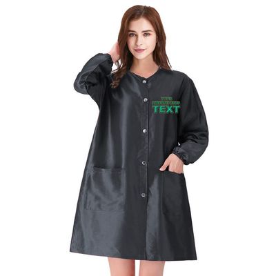 TopTie Custom Embroidered Salon Smock Barber Work Clothes Hairdressing Cape Hair Stylist Jacket Pet Grooming Smock-L
