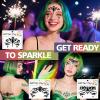 Black Face Jewels Tattoo,Body Stickers Tears Gem Temporary Stickers for Halloween Festival Music Carnival Party Makeup,4-Pack view 4