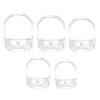 5 Pcs Beard Grooming Set - Face Hair Styling Tool, Goatee Mustache Trimmer Guide with Transparent Templates view 1