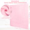 Chumia 96 Pack Baby Washcloths Bulk 10 x 10 Inch Soft Microfiber Coral Fleece Baby Face Towels Absorbent Wash Cloths for Newborn and Toddler,Gentle on Sensitive Skin for Face Body(Multicolor) view 2