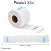 Erioctry 2 Rolls Disposable Barber Neck Strip Stretchy Paper Neck Band Neckband Hair Cutting Barber Salon Ruffle Tissue Strip Collar Wrap Hairdressing Accessory for Salon Hair Cutting Styling view 2