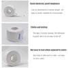 Erioctry 2 Rolls Disposable Barber Neck Strip Stretchy Paper Neck Band Neckband Hair Cutting Barber Salon Ruffle Tissue Strip Collar Wrap Hairdressing Accessory for Salon Hair Cutting Styling view 3