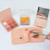 3D Makeup Practice Face, The Perfect Aid to Practicing Makeup, Silicone Face Eye Makeup Practice Board for Professional Makeup Artists Students and Beginners to practice eyesmakeup with Cosmet view 2