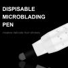 10pcs White Microblading Disposable Tools 18 U Classic come with Ring for Hair strokes (U18-0.18mm) view 4