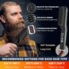 Beard Straightener for Men,Premium Heated Beard Brush w/Anti-Scald Feature,Beard Straightening Comb,Unique Fathers Day Birthday Valentines Gifts for Men Him Dad Boyfriend Christmas Stocking Stuffers view 3