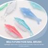 FOMIYES 5pcs Nail Cleaning Brush for Toes and Fingernails Multi-functional Brushes for Dust Removal Nail Care for Home and Salon Use view 4