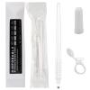 10pcs White Disposable Microblading Tool with U24 Nano Blade 0.15mm come with Ring for Hair strokes (U24-0.15mm) view 1