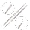 Beavorty 2pcs Stainless Steel Eyelash Separator and Eyebrow Comb Tool for Perming and Lifting for and Personal Use view 3
