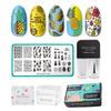 Maniology Party Like a Pineapple Nail Stamping Starter Kit, Sweet and Juicy Tropical Fruit Manicure (Pineapples) view 1