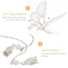FRCOLOR 1pair Butterflies Tassel Hair Clips for Women Elegant Decorative Hairpins Comfortable Headdress for Parties Travel Daily Wear of Delicate Butterfly Hair Barrettes view 2