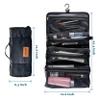 BONNY DODO Toiletry Travel Bag Can Hanging Large Roll-Up Makeup Organizer Bag with 3 Detachable Transparent Mesh Folding Cosmetic Travel Bags for Women & Men Black Toiletries Organizer Bag view 2