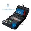 BONNY DODO Toiletry Travel Bag Can Hanging Large Roll-Up Makeup Organizer Bag with 3 Detachable Transparent Mesh Folding Cosmetic Travel Bags for Women & Men Black Toiletries Organizer Bag view 3