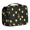 L&FY Multifunction Portable Travel Toiletry Bag Cosmetic Makeup Pouch Toiletry Case Wash Organizer (Black Lemon) view 1