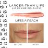 Rinna Beauty - Larger Than Life Lip Plumping Gloss - Life's A Peach - Vegan, Helps Boost Collagen, Increases Lip Volume, Elastin Production, Cruelty-Free - 1 each view 2