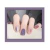 YYDS Fake Nails Self Adhesive Nail Stickers Art Decals False Nails Set Water Transfer Manicure Home Holiday(Size:148mm,Materiall:Rsin) Press on Nails (Color : C) view 3