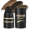 iMethod Eyebrow Stamp for Eyebrow Stencil Kit - Brow Stamp Refill Eyebrow Pomade, Light Brown view 1