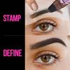 iMethod Eyebrow Stamp for Eyebrow Stencil Kit - Brow Stamp Refill Eyebrow Powder, Reddish Brown view 3