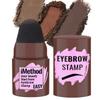 iMethod Eyebrow Stamp for Eyebrow Stencil Kit - Brow Stamp Refill Eyebrow Powder, Brown view 1