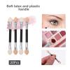FOMIYES 20Pcs Double-Sided Eyeshadow Applicators - Soft Latex Tip Eye Shadow Brush for Easy & Precise Makeup Application, Ideal for Travel, Parties, and Daily Use view 4