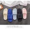 Holibanna 1pair Hollow Draining Pvc Bathing Slippers for Men and Women Non- Design Breathable Soft Bottom for Bathroom Use Comfort view 3