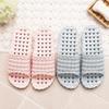 Holibanna 1pair Hollow Draining Pvc Bathing Slippers for Men and Women Non- Design Breathable Soft Bottom for Bathroom Use Comfort view 4