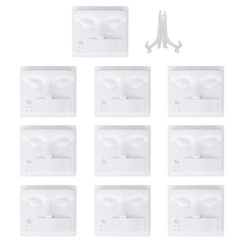 10 Pack Professional 3 in 1 Eyelash Extension Training Board Holder Set Eyelash Extension Training Tool Eyelash Extension Training Board for Beginners