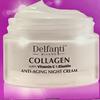 Delfanti-Milano  COLLAGEN with VITAMIN C & ELASTIN  Rejuvenating & Nourishing  Anti-Aging Night Cream  Face and Neck Moisturizer  Made in Italy view 4