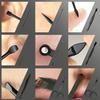 NP 18P (Black) Manicure Set, Manicure Set for Men and Women- Premium Stainless Steel, Tweezers Nose Nail Scissors Nail File Ear Pick Hair Scissors with Black Leather Travel Case Set view 3