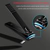 NP 18P (Black) Manicure Set, Manicure Set for Men and Women- Premium Stainless Steel, Tweezers Nose Nail Scissors Nail File Ear Pick Hair Scissors with Black Leather Travel Case Set view 4