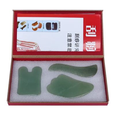 Beauty Face-Lift Tool Massage Face Beauty Breast Tool Women 100% Natural Aventurine Scrape Bodycare Stone Guasha Massage Stone