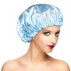 Waterproof Shower Caps, Shower Cap for Women Long Hair, Curly Hair, Short Hair Adjustable Washable Extra Large Bathing Hair Cap for Shower, Comfortable Shower Hat for Showering view 1