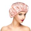 Shower Cap, Adjustable Shower Caps for Women, Extra Large Upgrade Double Waterproof Layers Hair Cap, Bath Caps Shower Hat Women Girls Adult Hair Protection Suitable for All Lengths and Thickness view 1